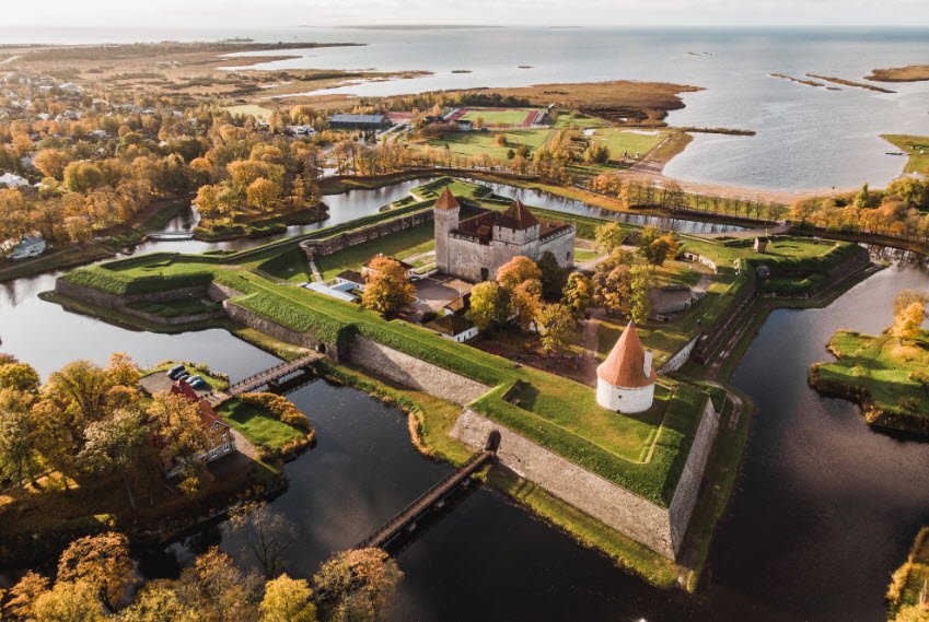 Kuressaare Castle, Kuressaare, Saaremaa Island, Estonia